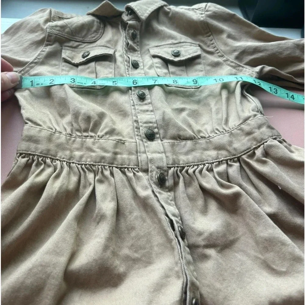 Khaki Ralph Lauren Shirt Dress size 5